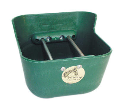 Fohlentrog mit verstellbarem Absperrgitter