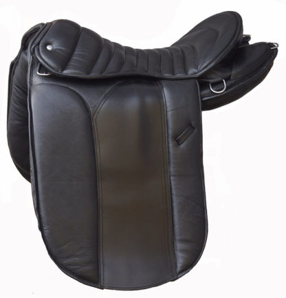 Islandsattel "Basic" Vestur schwarz 18" normal 32cm