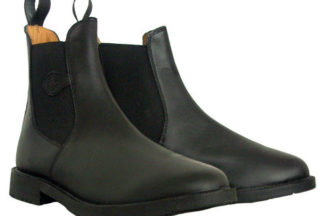 Jodhpur-Stiefeletten in Glattleder 35