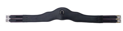 Ledersattelgurt "Freedom" elastic 135 cm schwarz