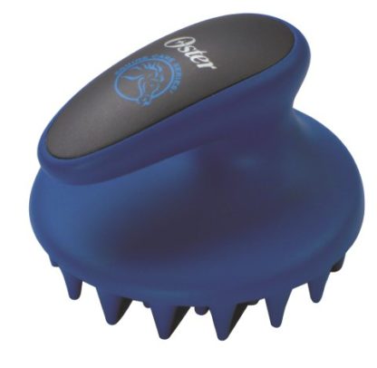 Oster Gumminoppenstriegel grob blau