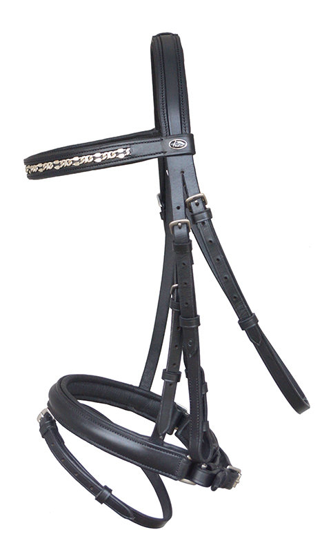 Trensenzaum "PreCara" Lacey Full schwarz