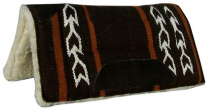 Westernpad "Santee" braun-weiß