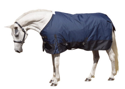 Winter - Thermo - Paddockdecke bordeaux - grau 125cm